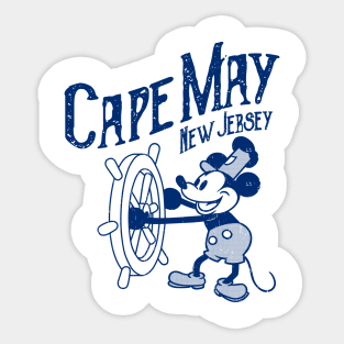 Steamboat Willie - Cape May NJ Sticker